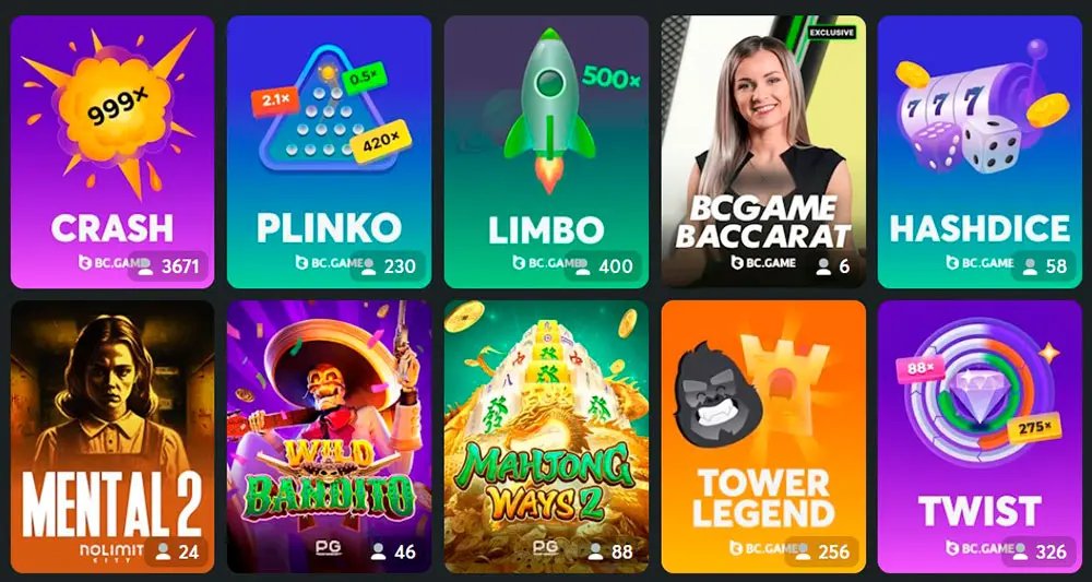 Découvrez l'univers du BC Game Casino FR 8 Découvrez l'univers du BC Game Casino FR 8